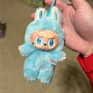 AUTHENTIC POPMART Labubu The Monster Big Into Energy Plush Pendant - Hope Blue